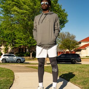 KKP25 Hoodie-Gray with Black Writing